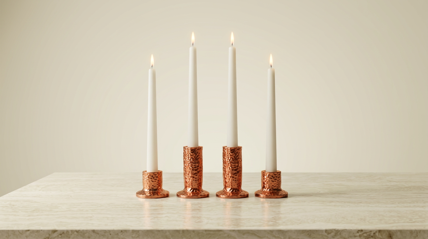 Flamella Rameo - 4-Piece Candle Holder Set